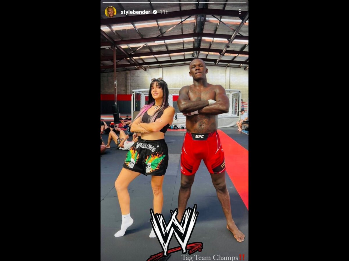 Dakota Kai and Israel Adesanya