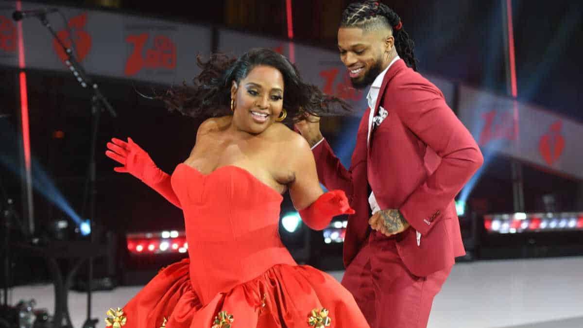 Sherri Shepherd reveals crush on Bills DB Damar Hamlin and dances with him at AHA Red Dress event