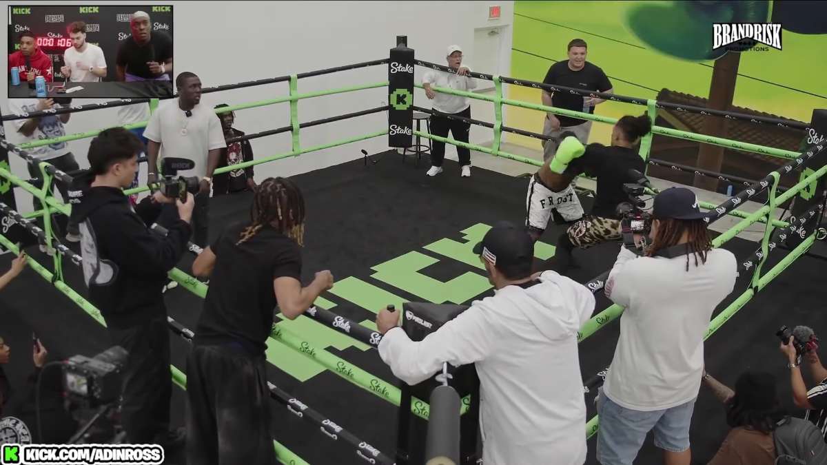 Deshae Frost v King Cid Adin Ross Brand Risk boxing