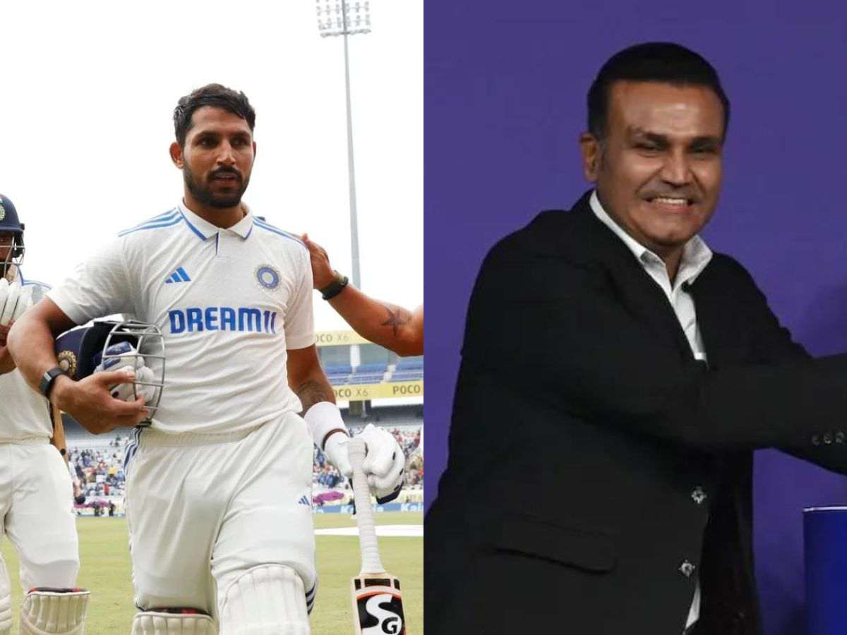 “Bodied Sarafaraz khan”- Virender Sehwag’s ‘No media hype’ tweet to appreciate Dhruv Jurel’s incredible innings divides fans