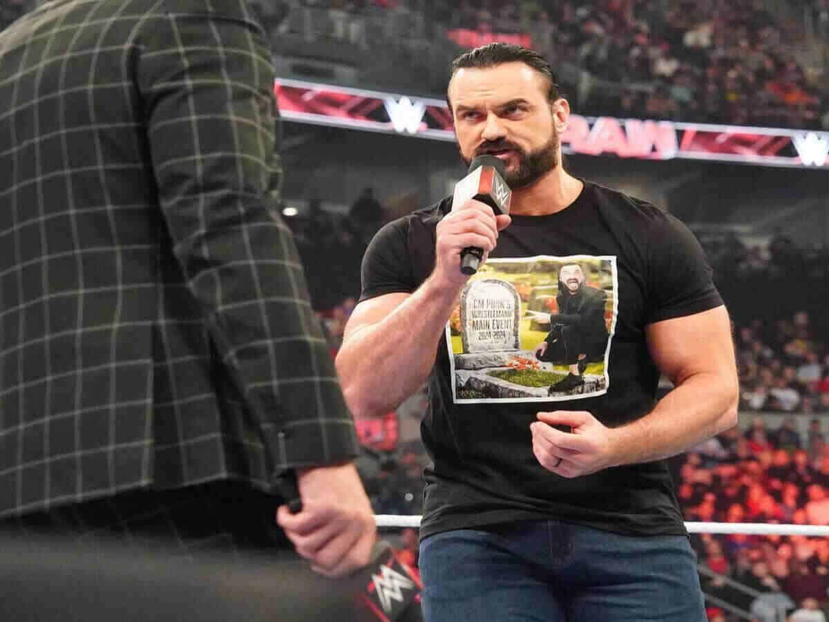 Drew McIntyre unveils new t-shirt