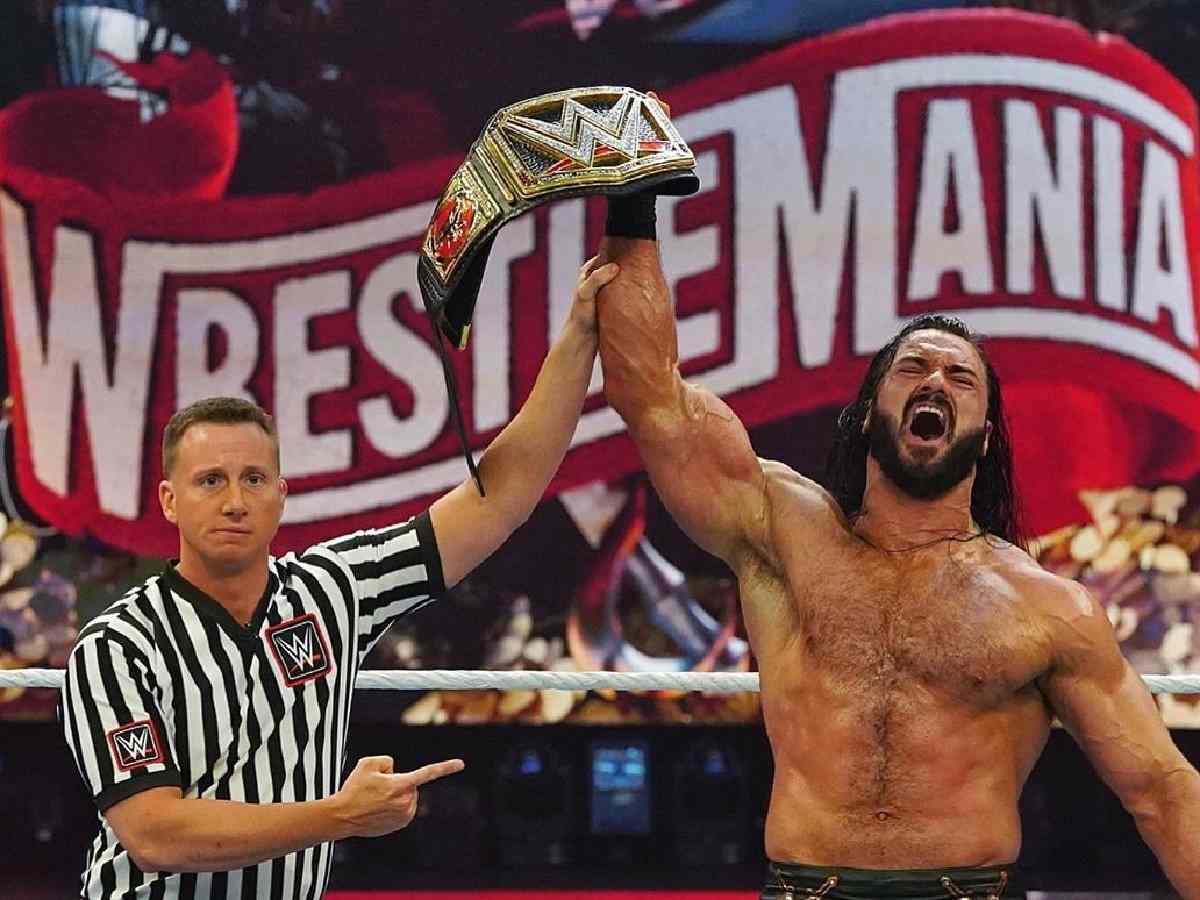 Drew McIntyre at WrestleMania 36