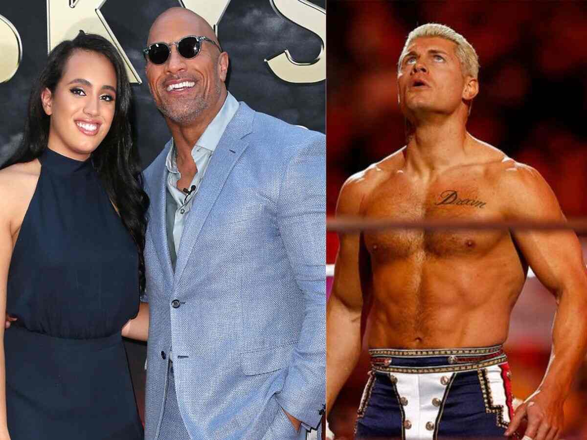 Dwayne Johnson’s daughter says she’s received death threats over her father muscling Cody Rhodes out of his planned WrestleMania main event