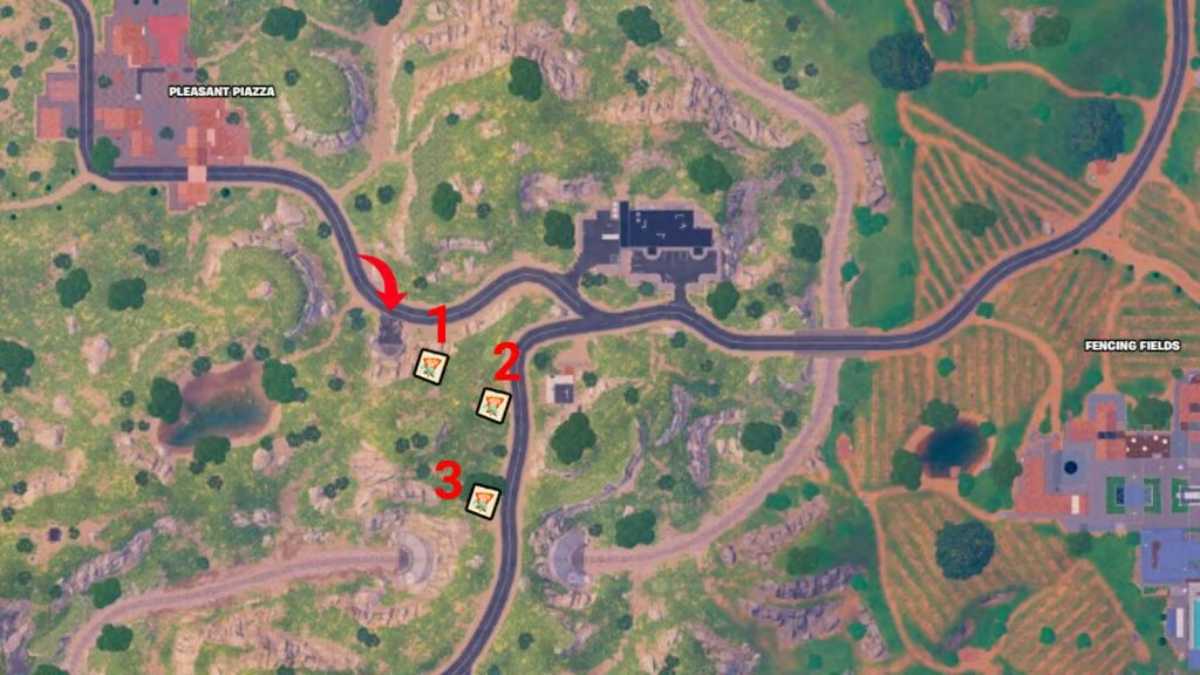 Empty Pizza Box Locations in Fortnite