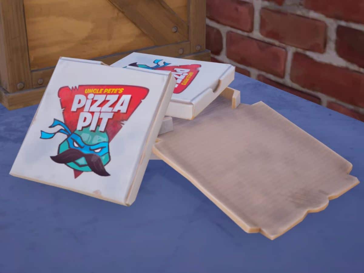 Fortnite April O’Neil quest: All Empty Pizza Boxes Locations