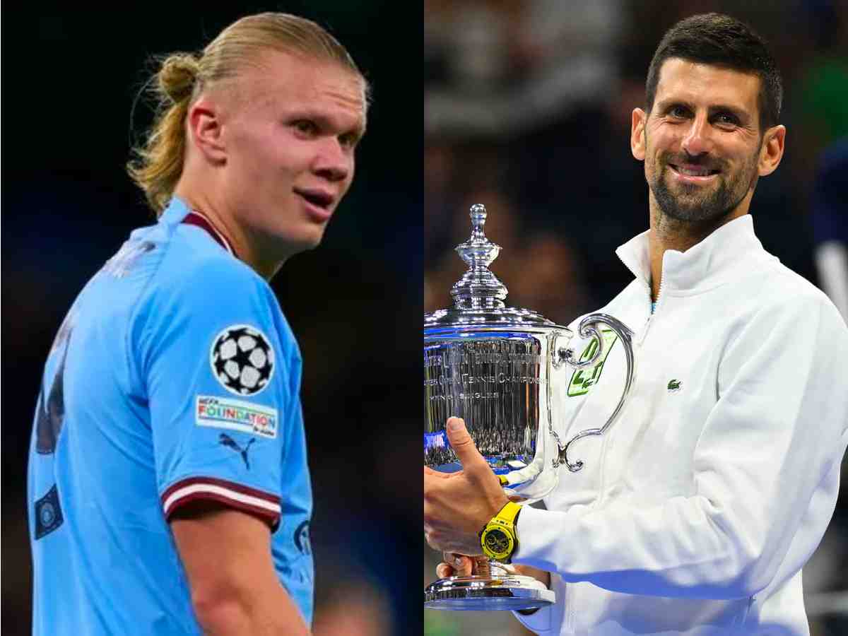 “I take Djokovic,” Erling Haaland names his ‘hero’ amidst Manchester City-Real Madrid switch rumors as the Novak Djokovic fanbase only gets bigger