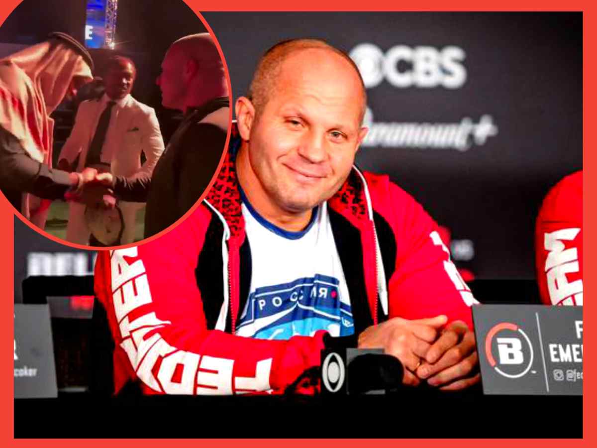 Fans react to Jon Jones kissing Fedor Emelianenko's hands