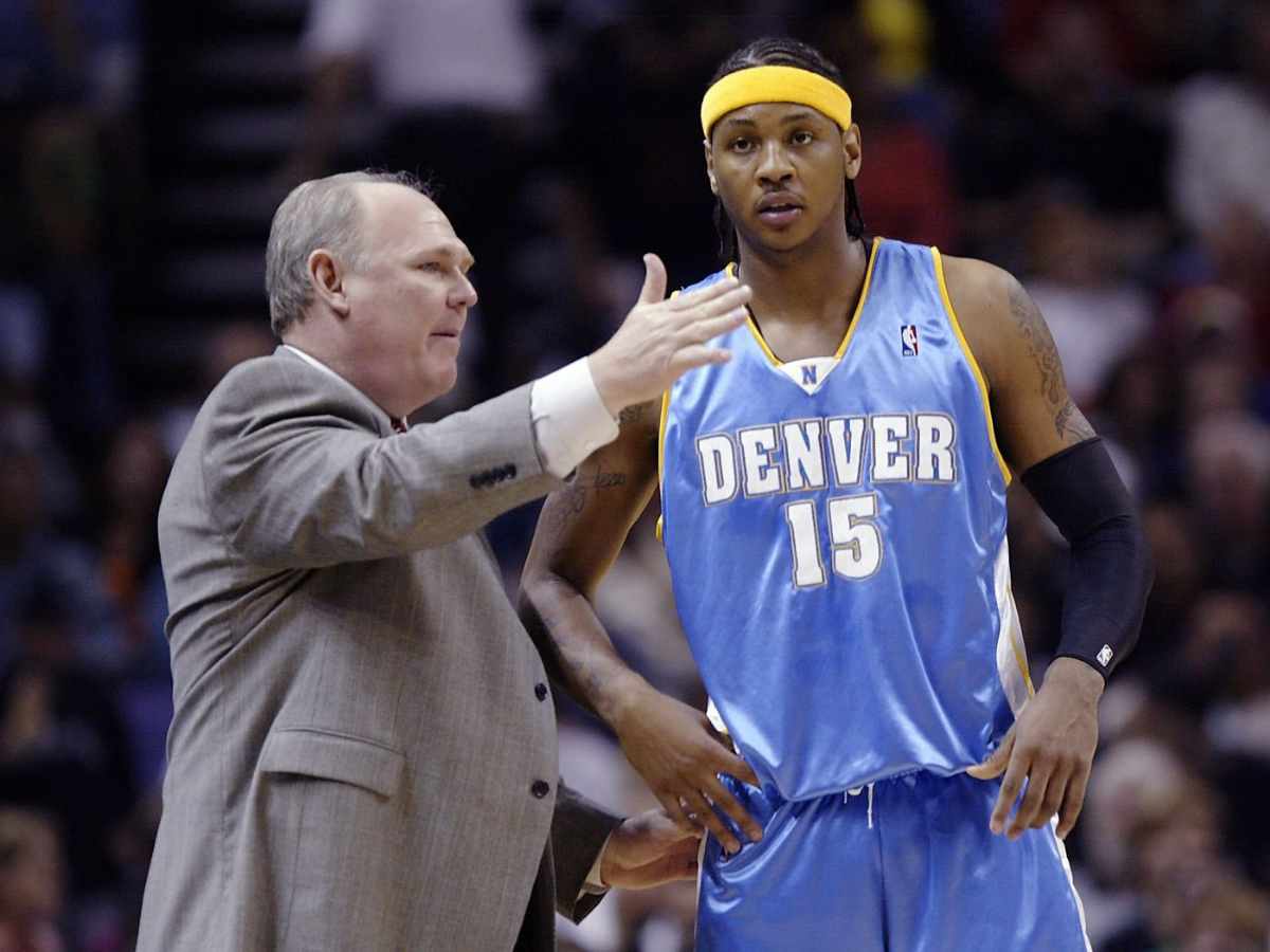 George Karl coached Carmelo Anthony for almost 6seasons before Anthony requested a trade