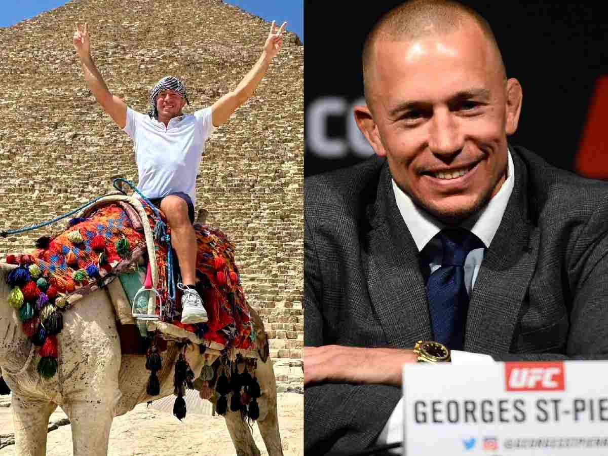 “How the hell did the ancients build this???” – UFC legend Georges St-Pierre ‘IMPRESSED’ by ancient Egyptian civilization; fans react