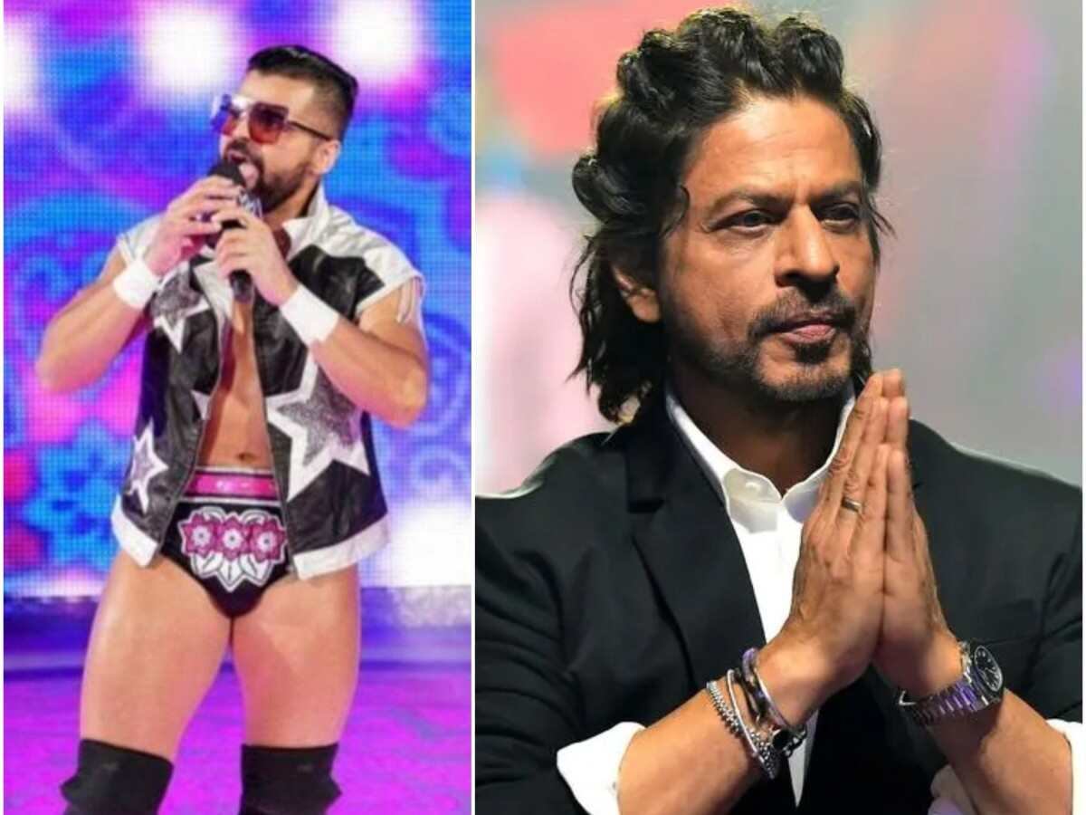 Gurvinder Sihra (WWE's Sunil Singh) and Shah Rukh Khan