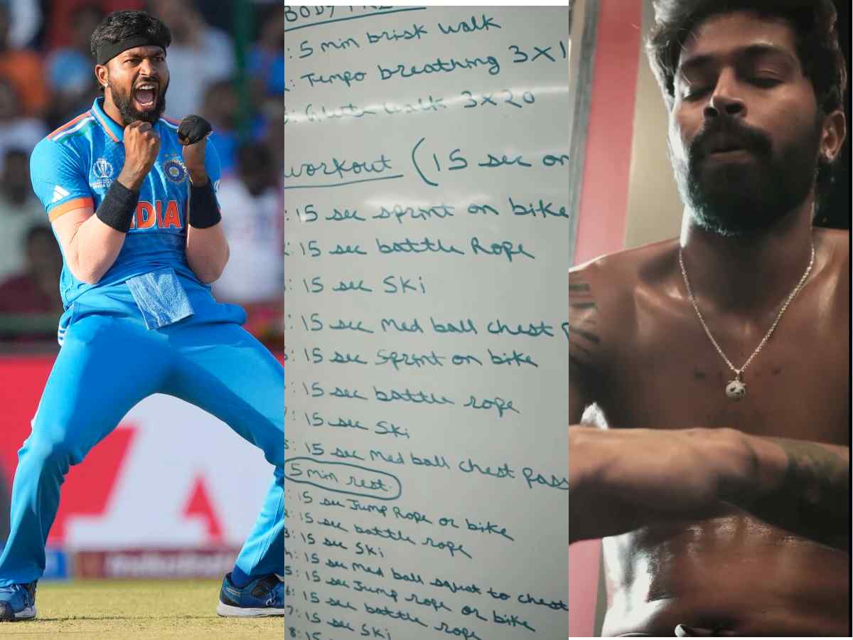 WATCH: “15 min brisk walk,” Hardik Pandya shares WORKOUT routine amidst recovery from injury he sustained during ODI World Cup