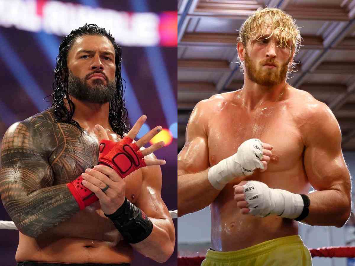 Roman Reigns and Logan Paul