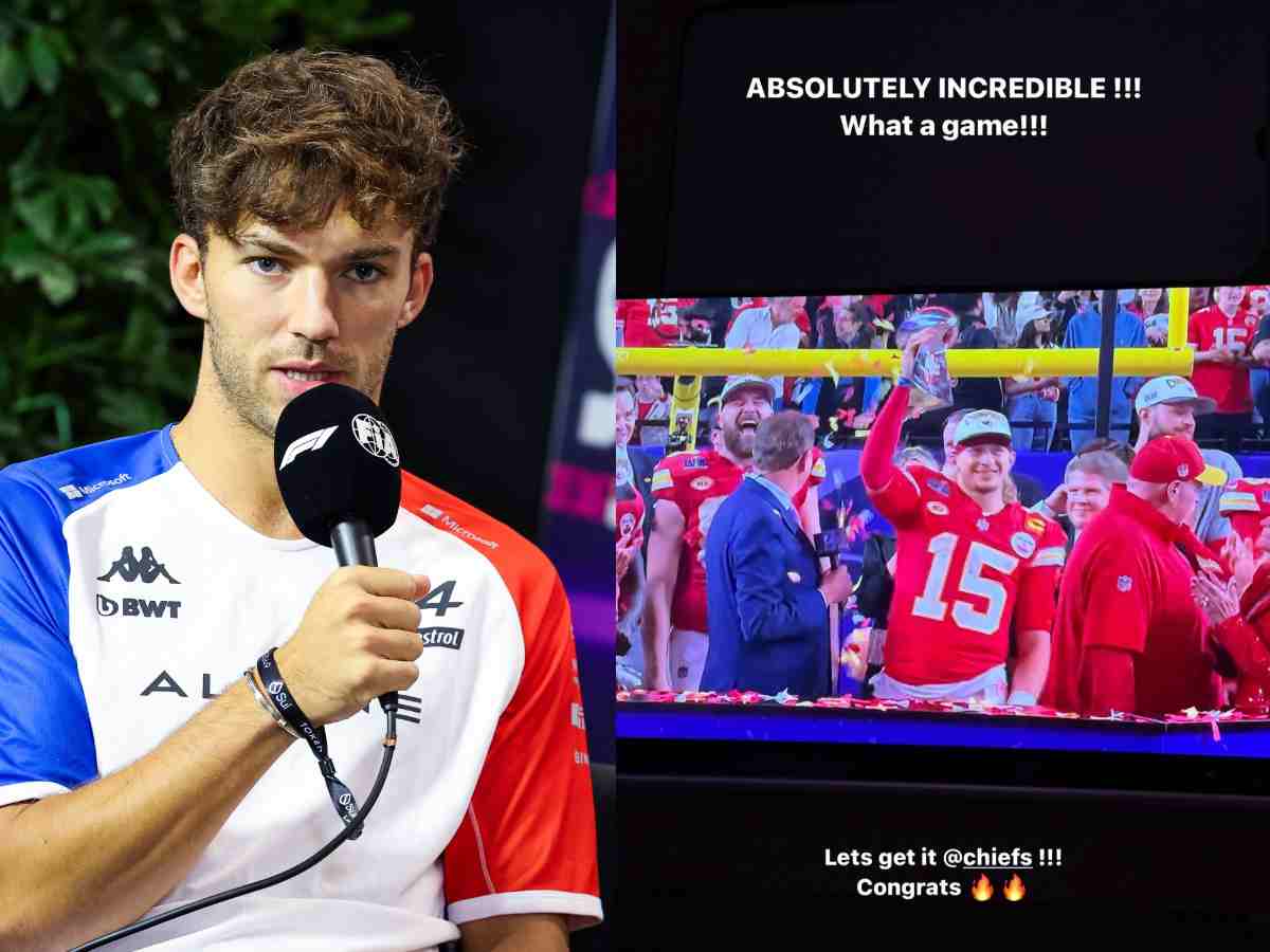 “Absolutely incredible,” F1 driver Pierre Gasly congratulates Kansas City Chiefs for thrilling Super Bowl LVIII victory