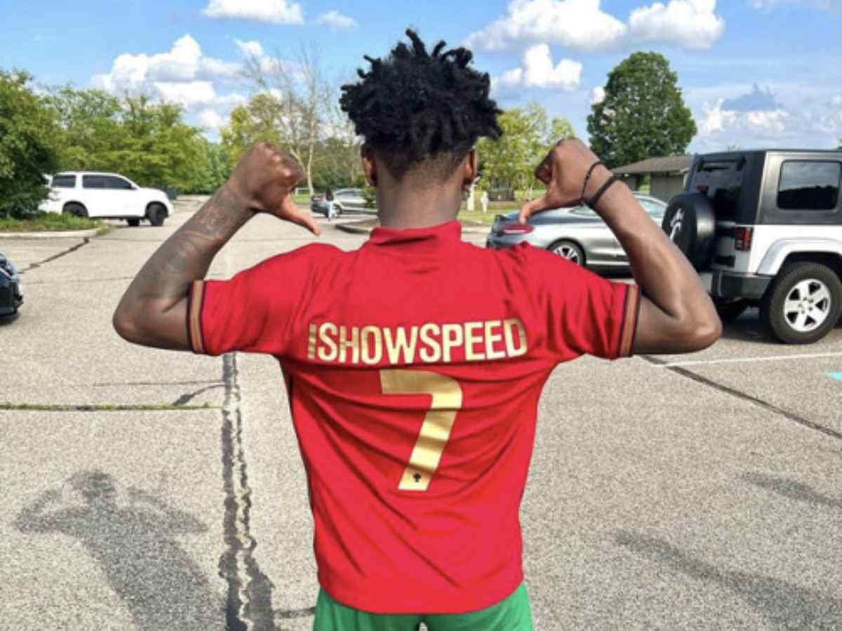 WATCH: IShowSpeed bizarrely throws out his ‘iconic’ Cristiano Ronaldo signed jersey to the crowd