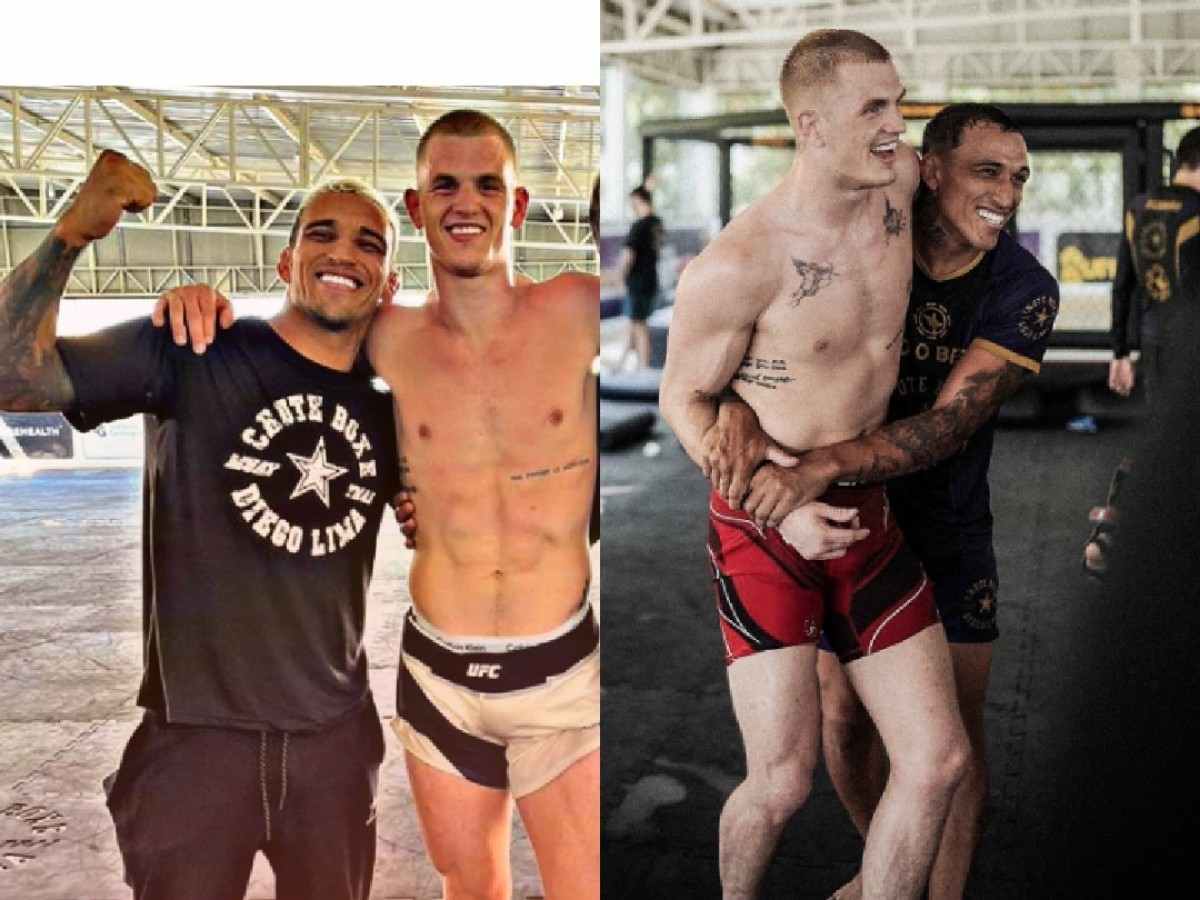 Out of his old gym, Ian Garry trains in Charles Oliveira's Chute Boxe Academy