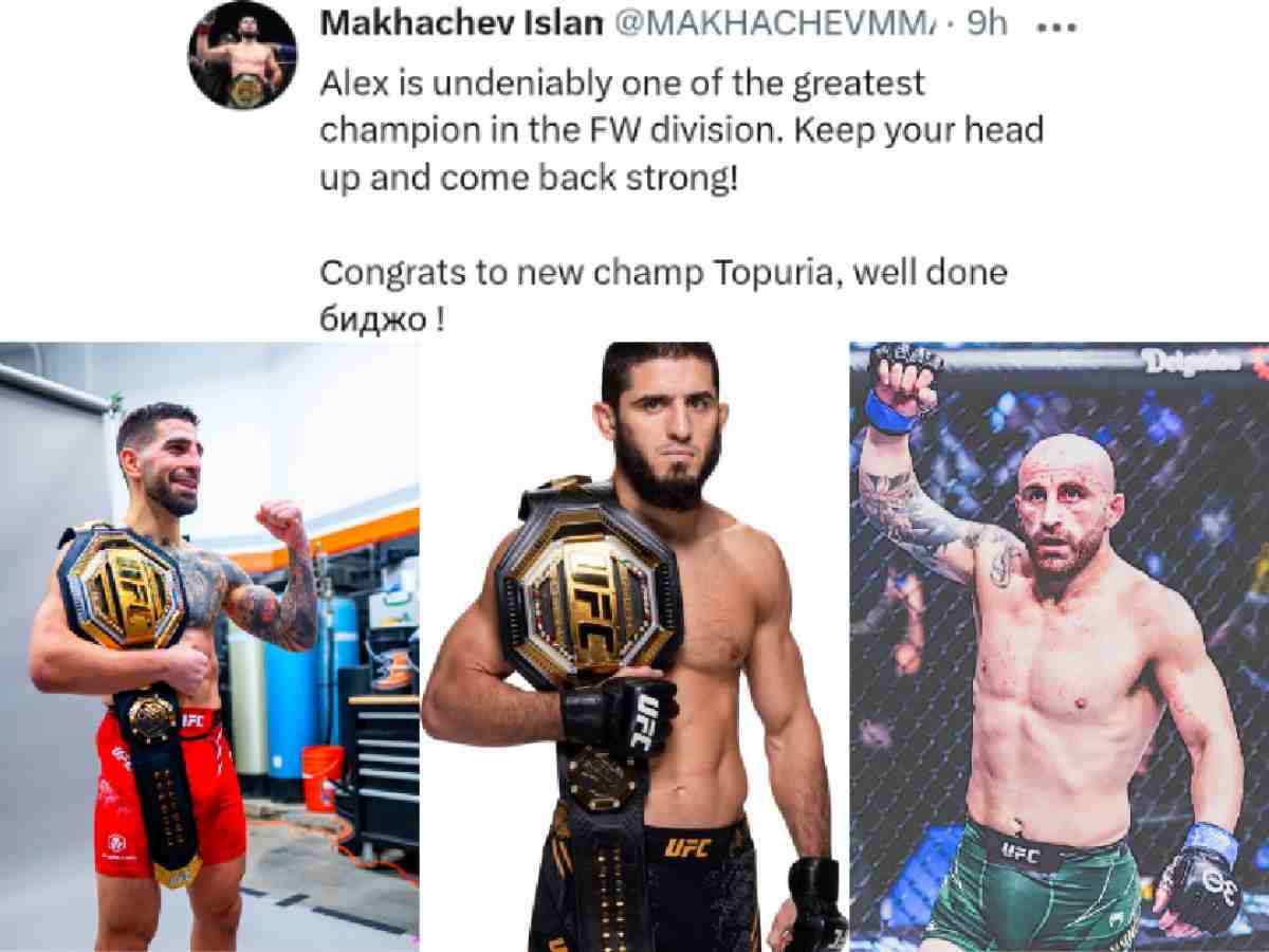 Islam Makhachev stands by Alexander Volkanovski, before and in the wake of UFC 298