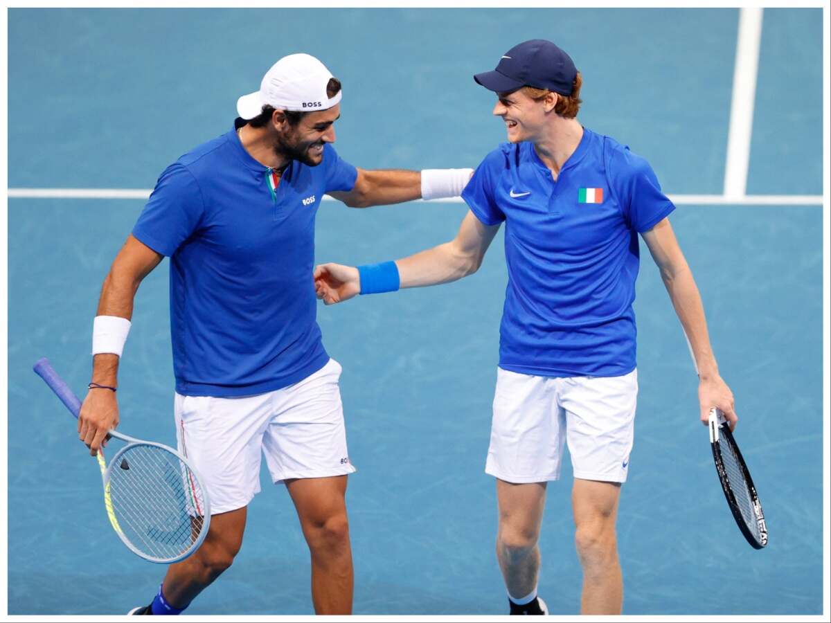 Jannik Sinner and Matteo Berrettini