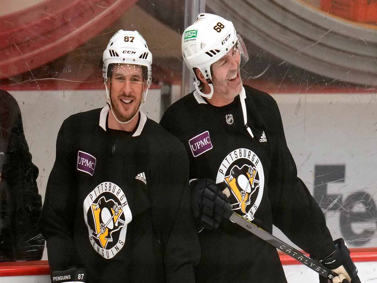 Jaromir Jagr with Penguins