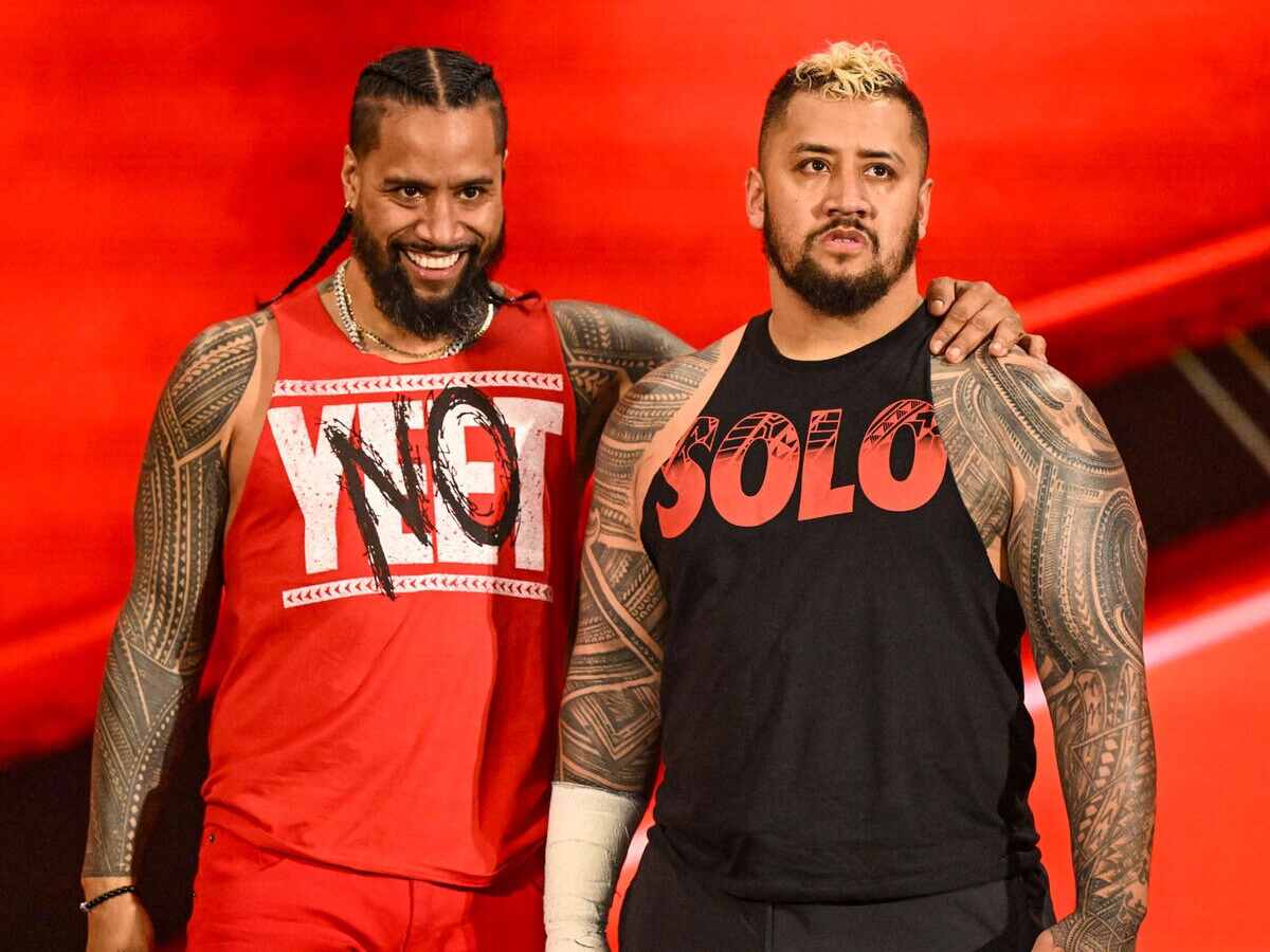 Jimmy Uso and Solo Sikoa on Raw