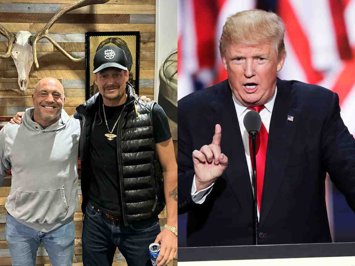 Joe Rogan and Kid Rock discuss the media spreading false propaganda against Donald Trump