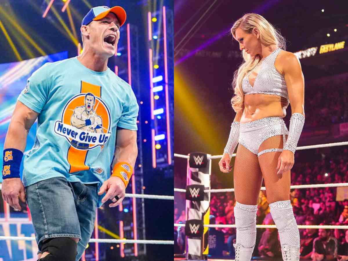 John Cena and Charlotte Flair