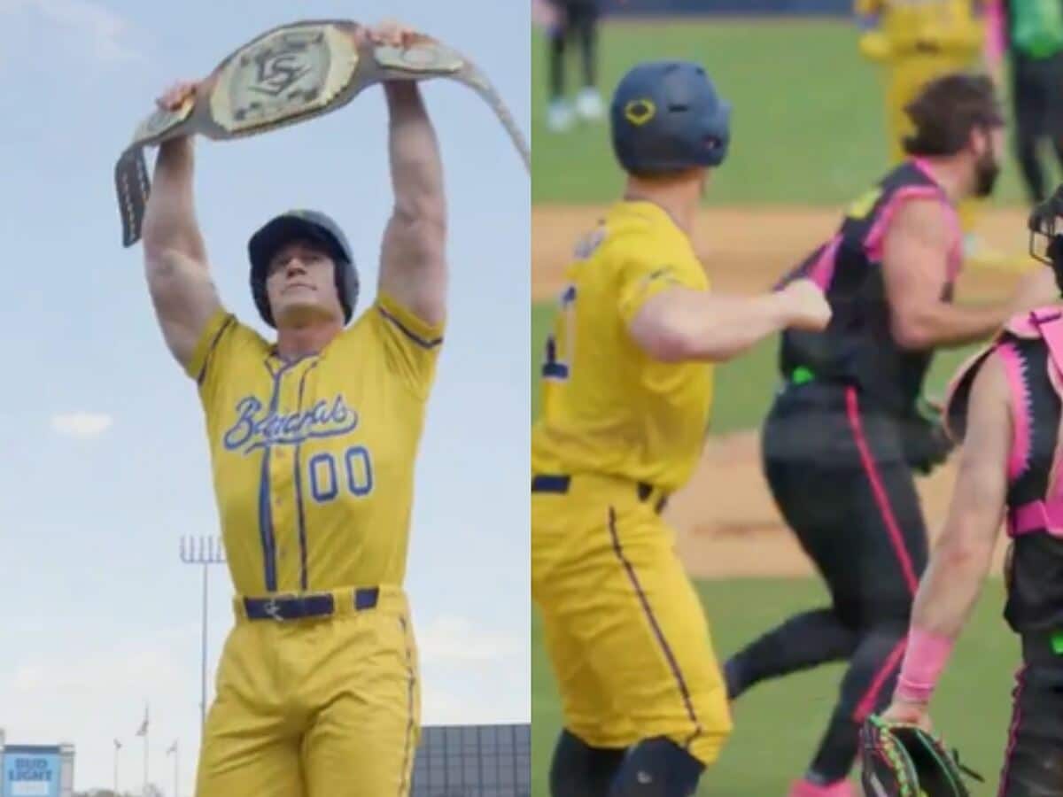 WATCH: John Cena nearly attacks pitcher after getting struck out on his Minor League Baseball debut for Savannah Bananas