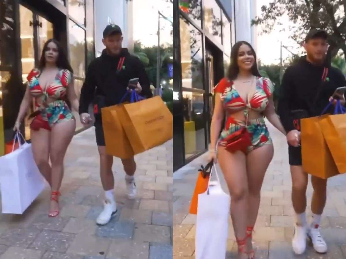 Fans react to Johnny Eblen spending 85.000 dollars shopping with Jessenia Rebecca