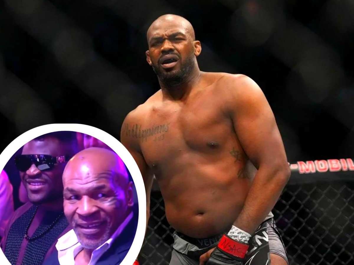 WATCH: Francis Ngannou crossing paths with UFC champ Jon Jones at PFL vs. Bellator ends in a hilarious one-liner from the heavyweight KO artist