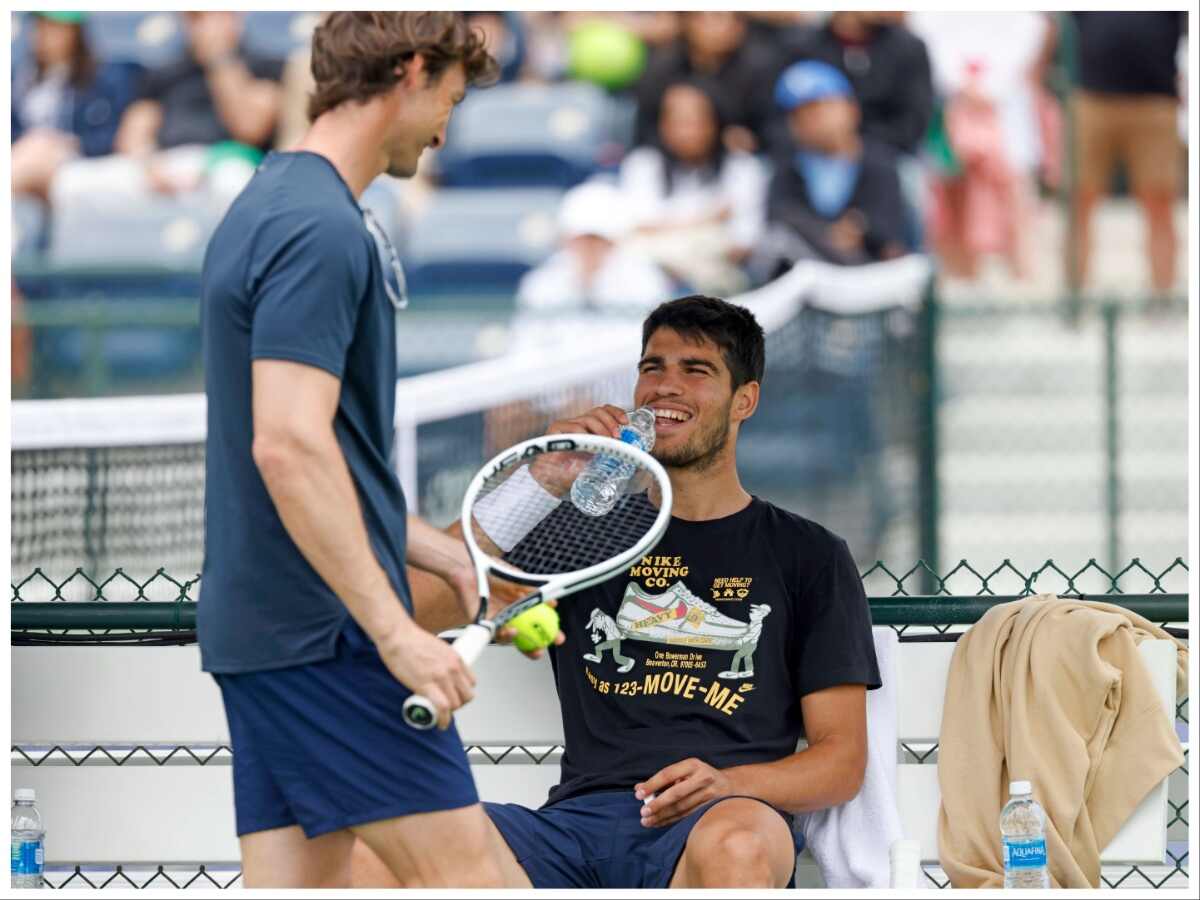 Juan Ferrero and Carlos Alcaraz