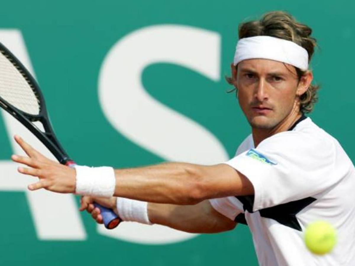 Juan Ferrero in action during a match.