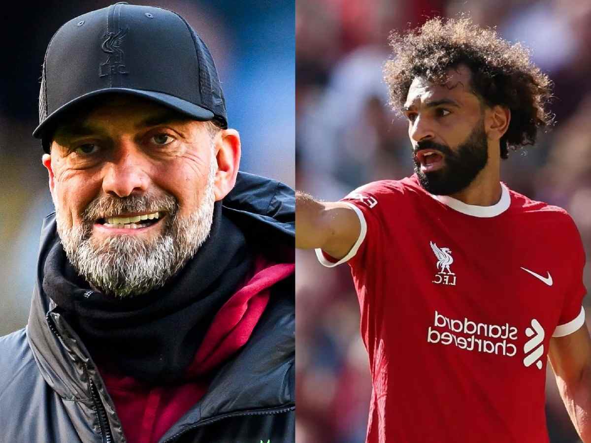 Jurgen Klopp and Mohamed Salah