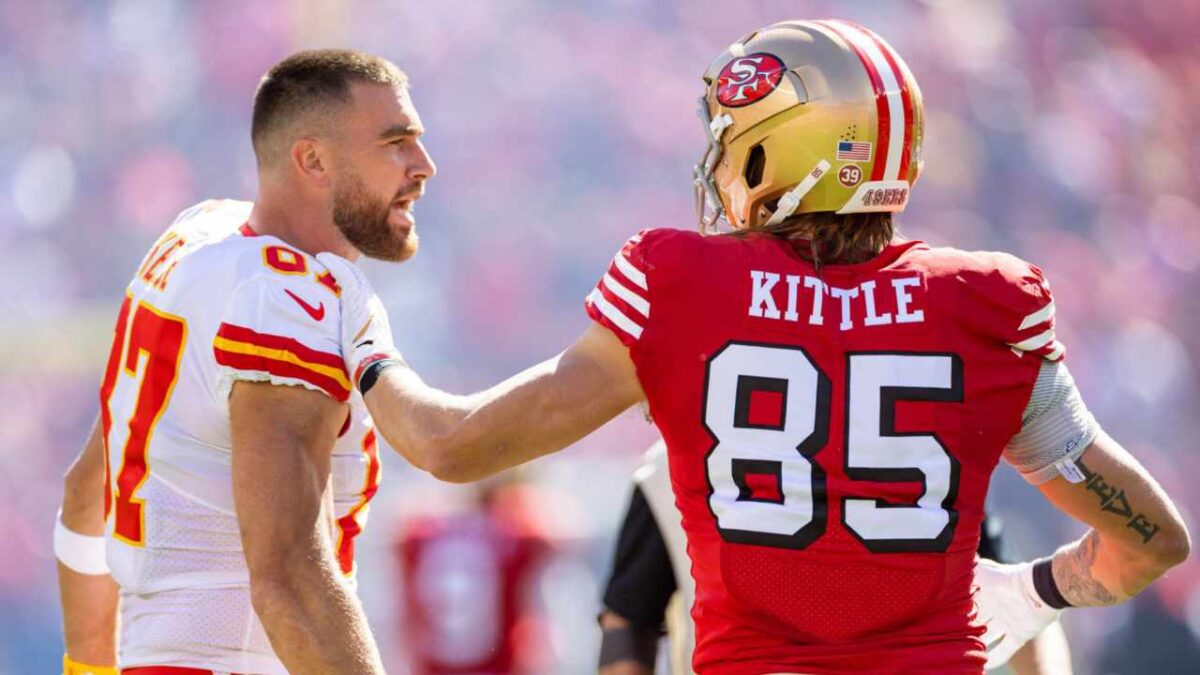 Travis Kelce, regarded as one of the GOAT TE, claims George Kittle is the best tight end in the NFL before Super Bowl clash