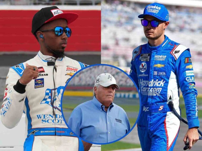 $1 billion worth HMS team owner Rick Hendrick gives Rajah Caruth the ...