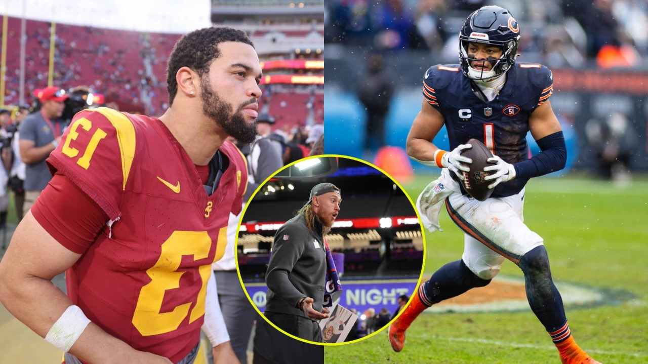 “Give QB1 some real options!” 49ers TE George Kittle wants the Bears to not draft Caleb Williams by snubbing Justin Fields