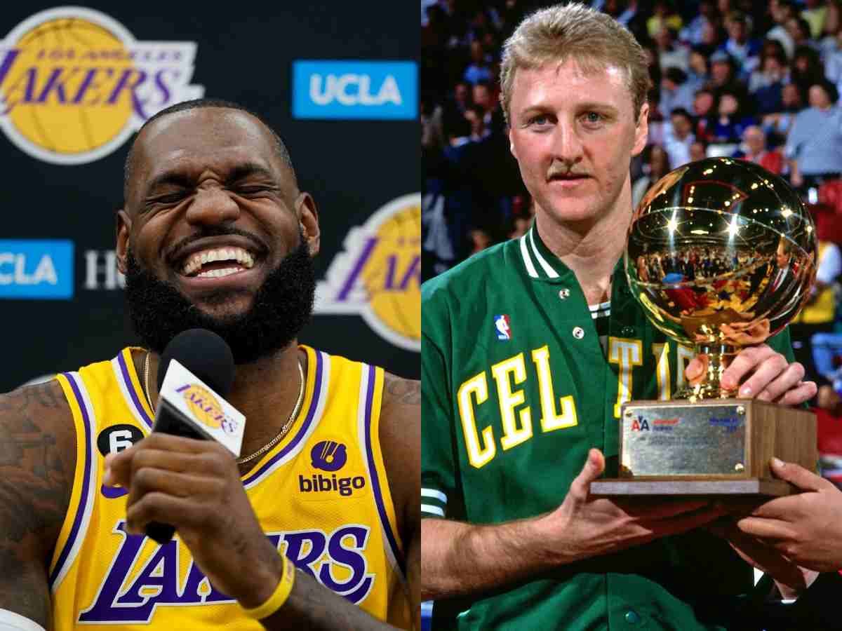 “Who’s coming in second?” LeBron James in splits as Larry Bird sets history straight on what really happened in iconic 3-PT contest