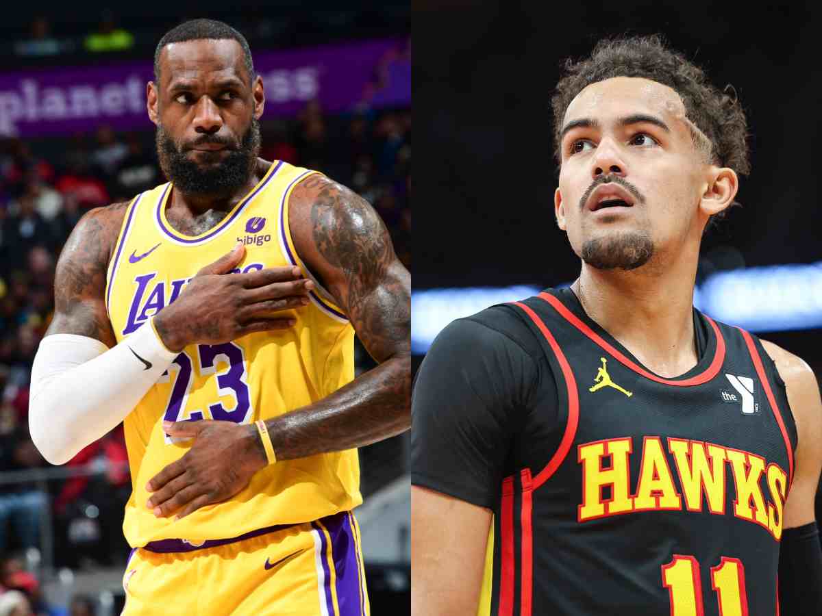 Trae young and hot sale lebron james