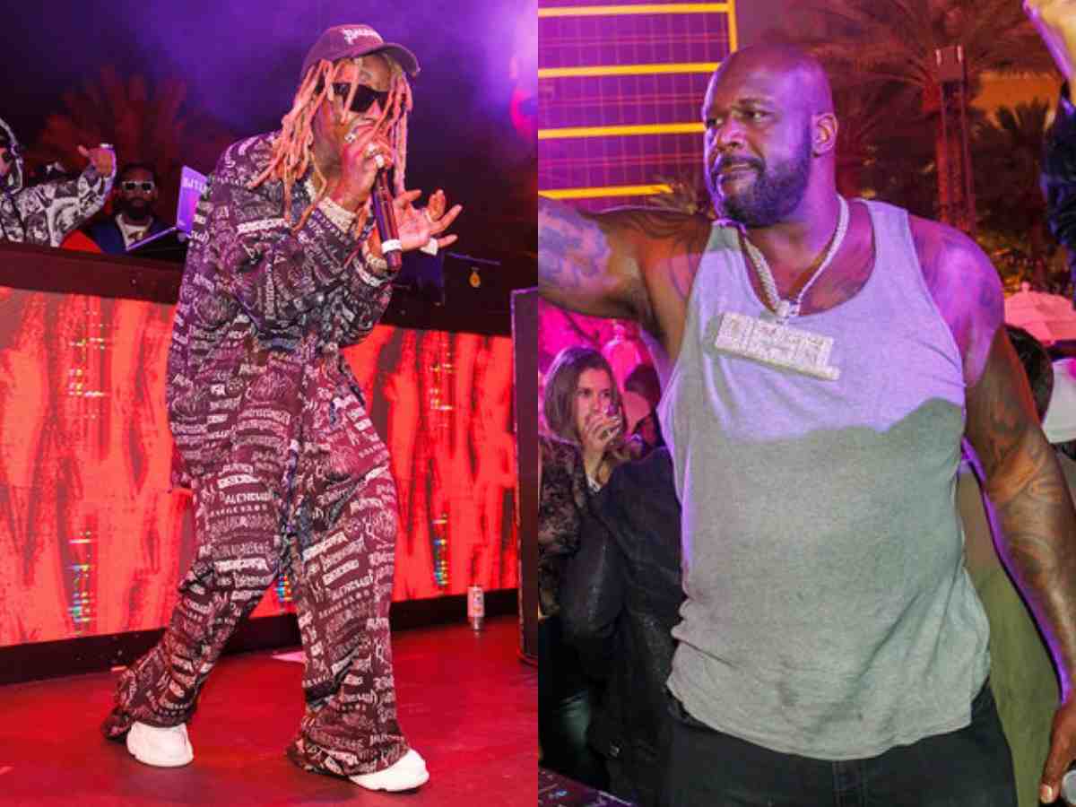 WATCH: Lil Wayne goes WILD rapping at Shaquille O’Neal’s ‘Fun House’ party ahead of Super Bowl 