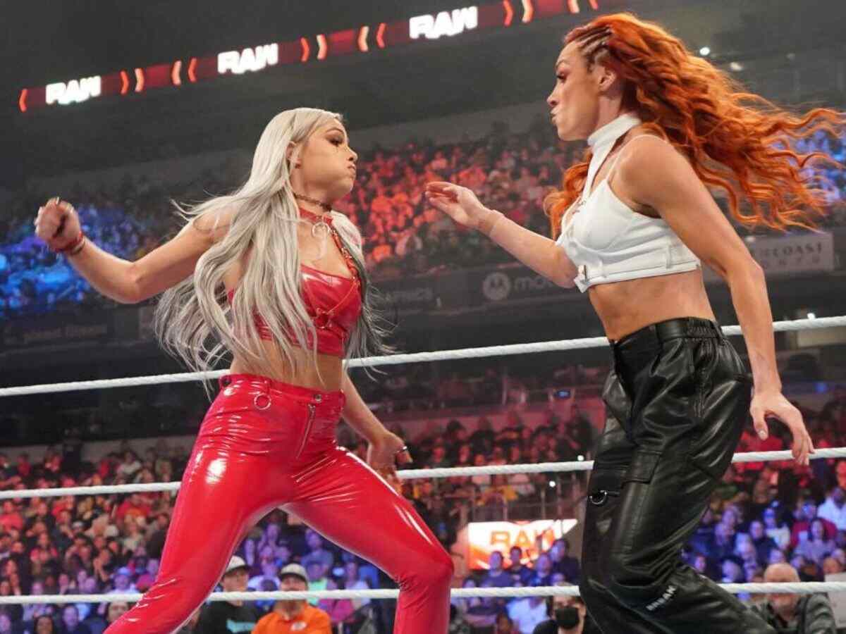 Liv Morgan and Becky Lynch