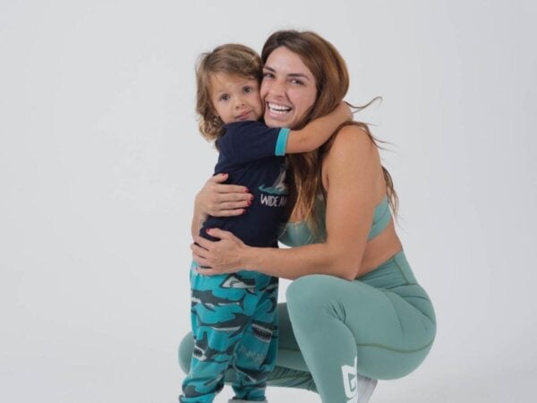 BJJ Mackenzie Dern with her only daughter Moa