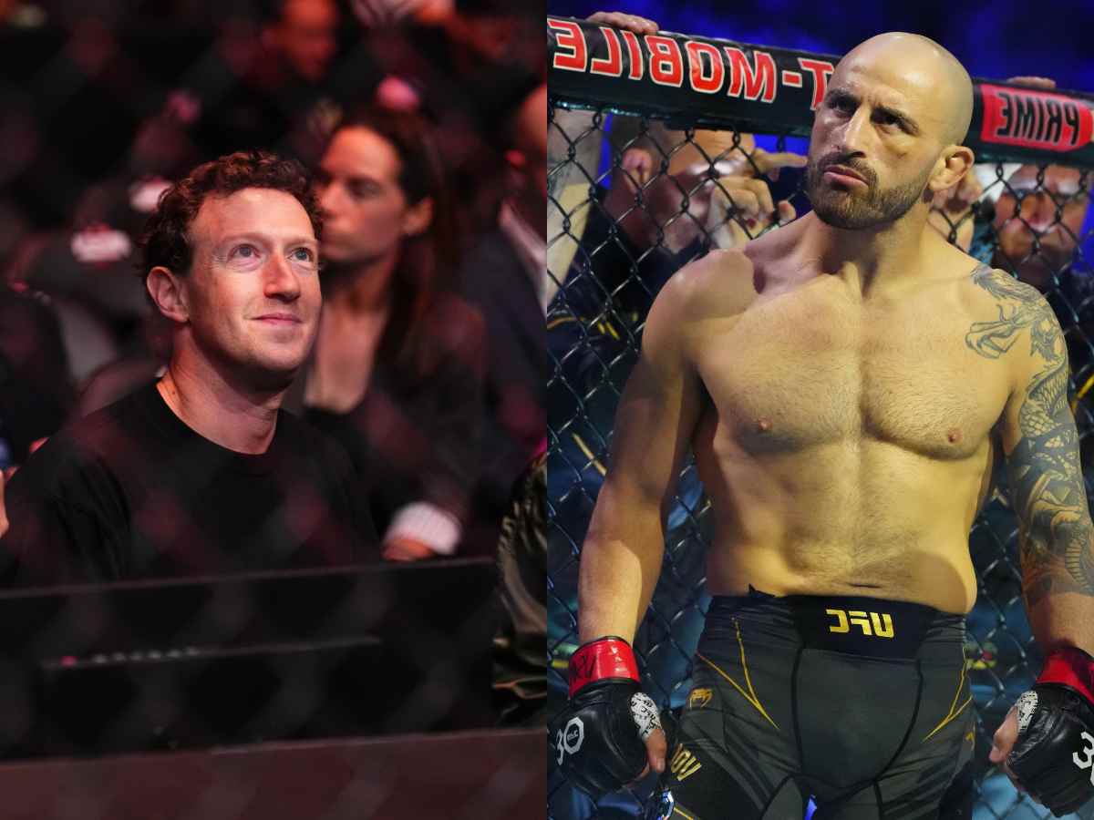 WATCH: “Legit traumatized” – Billionaire Mark Zuckerberg’s squeamish reaction after Alexander Volkanovski got knocked out cold at UFC 298