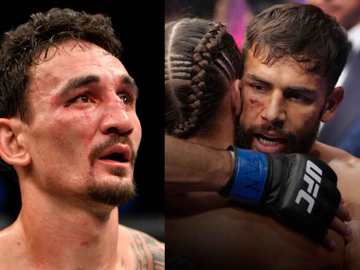 Max Holloway reacts to the UFC Mexico clash between Yair Rodriguez and Brian Ortega