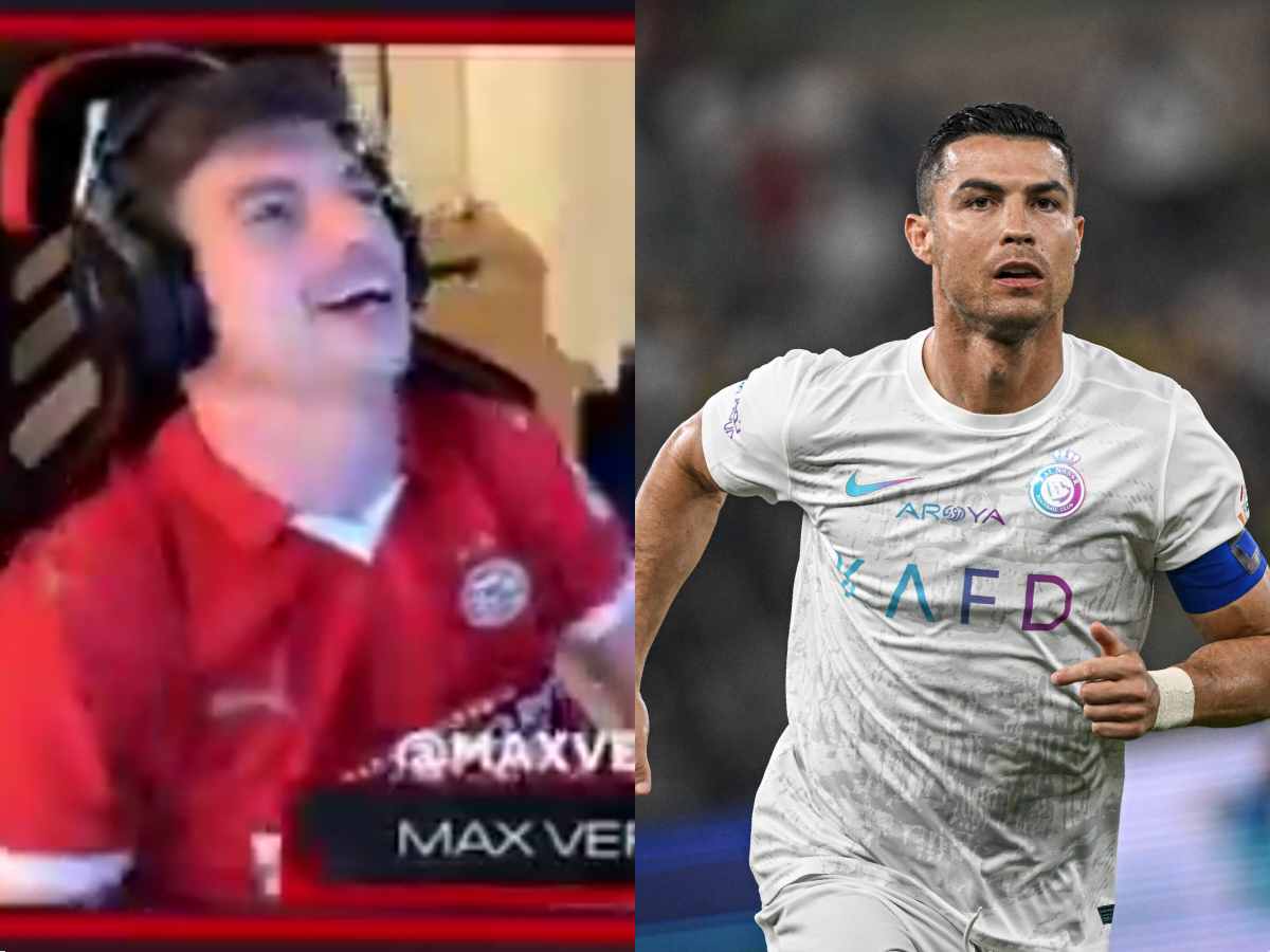 WATCH: “Golaso,” Max Verstappen brings out soccer legend Cristiano Ronaldo’s iconic ‘Siuuuu’ celebration during live stream