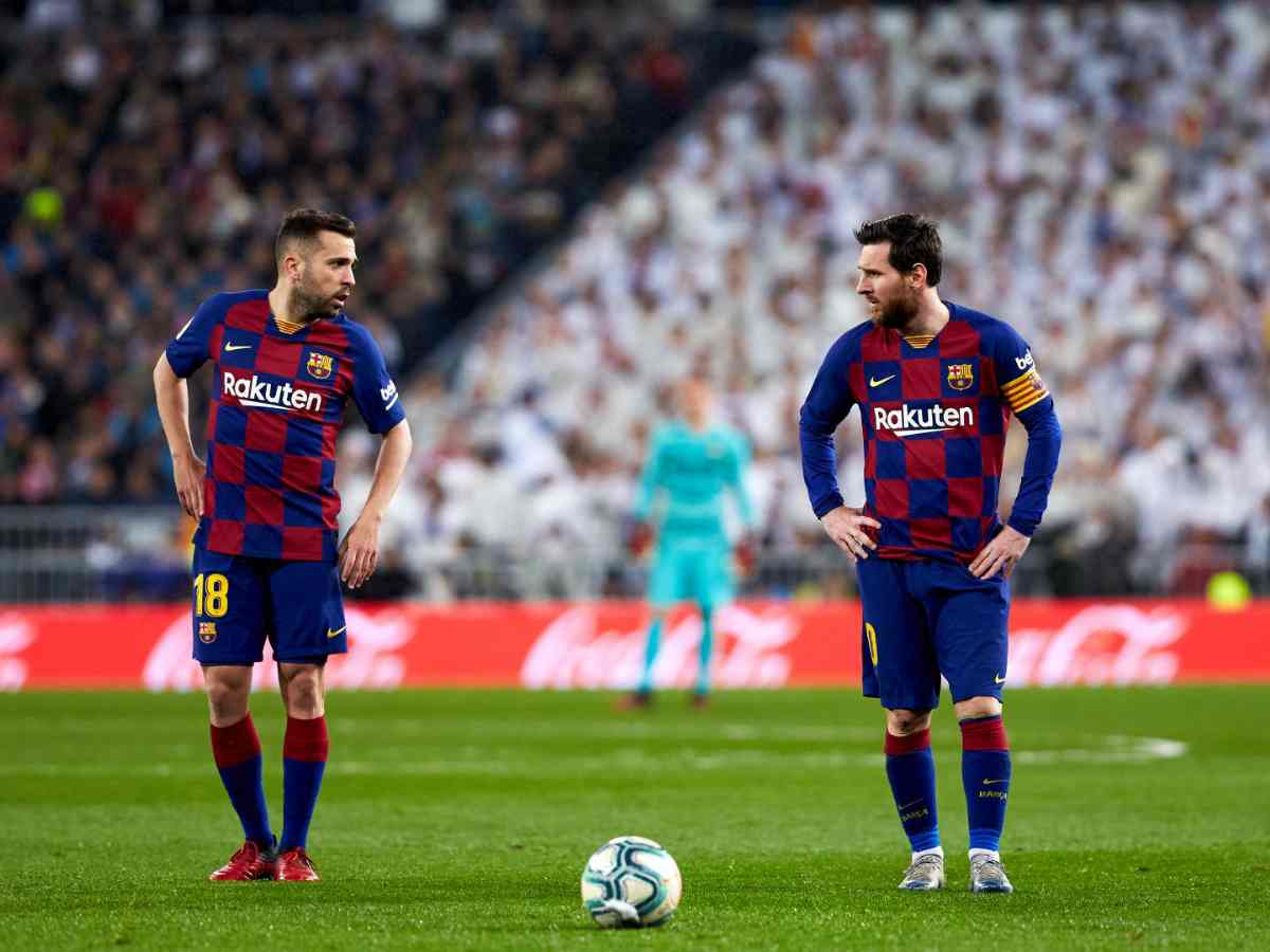 Messi and Alba Barcelona