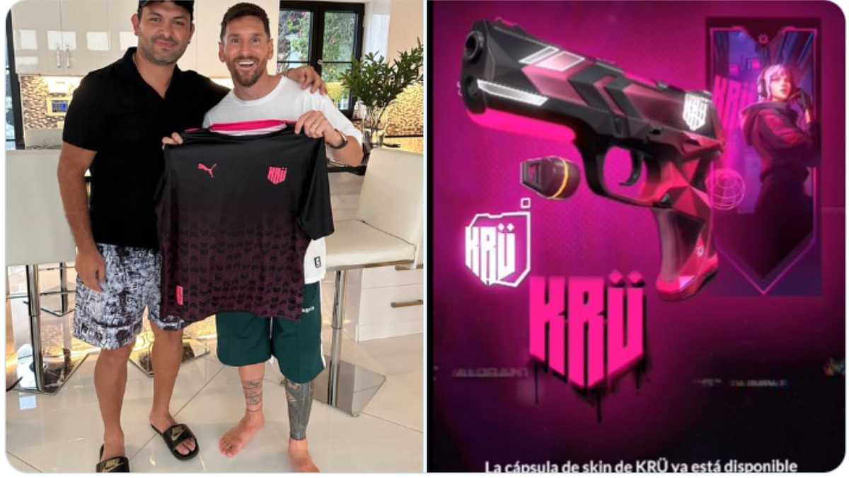 Messi promotes KRU eSports