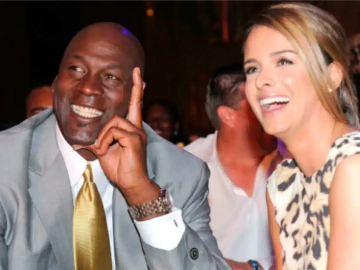 Michael Jordan and Yvette Prieto