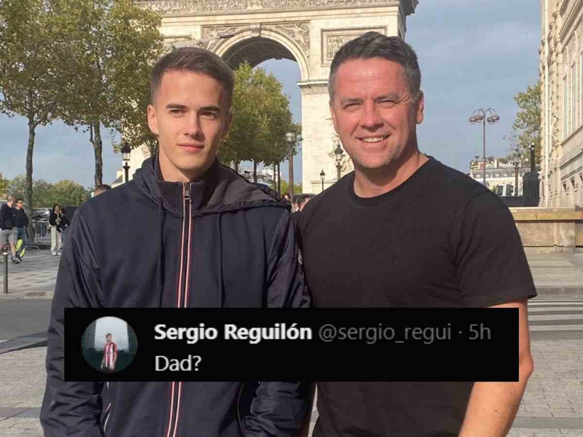 “This is peak” — Twitter LAUGHING as Sergio Reguilon calls legend Michael Owen ‘Dad’ in hilarious tweet