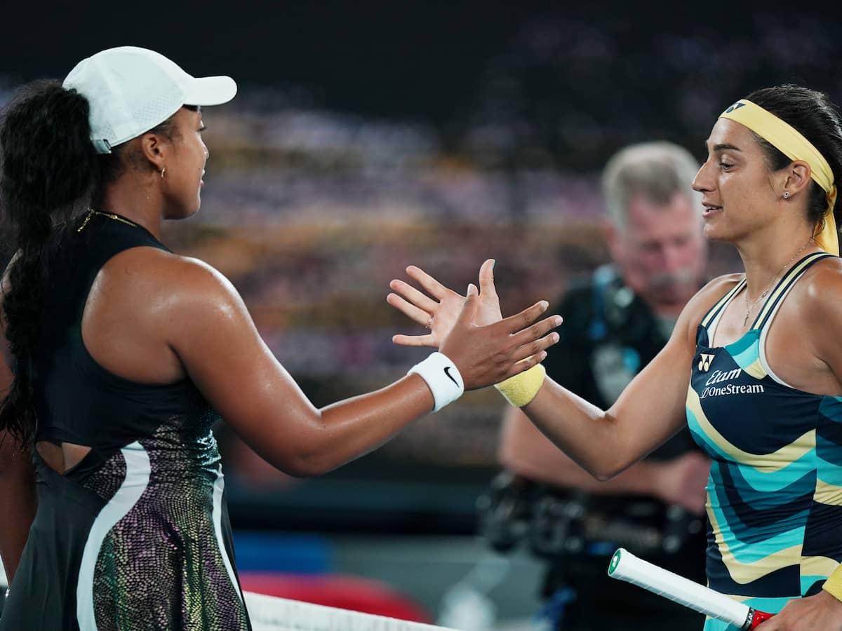 Naomi Osaka and Caroline Garcia 