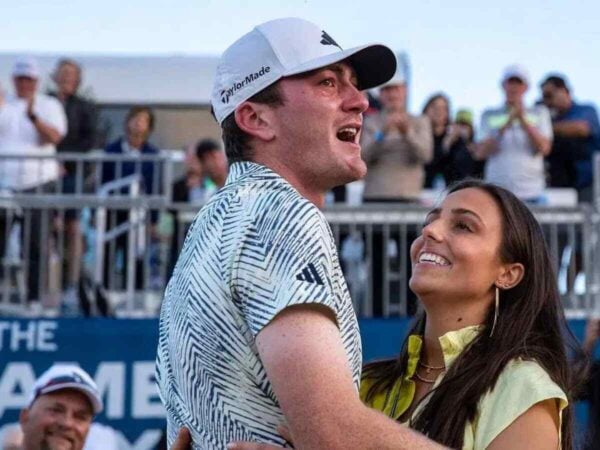 Nick Dunlap and his girlfriend Isabella Ellis [Image Credit: Sportsrush]