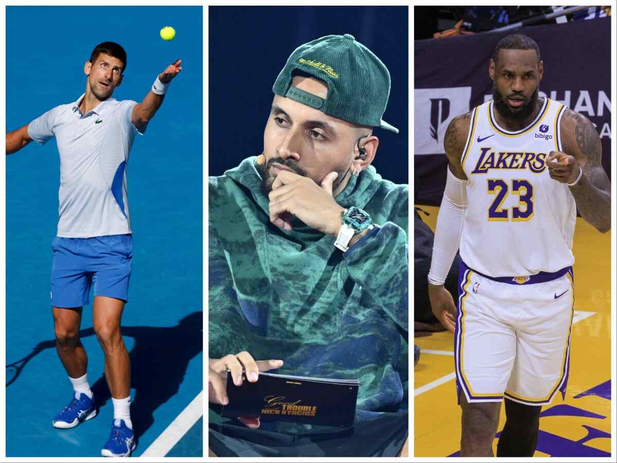 Nick Kyrgios proclaims Novak Djokovic as “the Lebron James of Tennis” amid Michael Jordan comparison