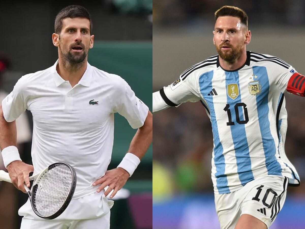 Novak Djokovic and Lionel Messi